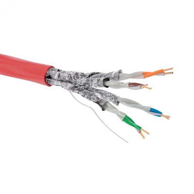 Витая пара CAT 5е U/FTP нг(А)-FRHF бухта 305м красный