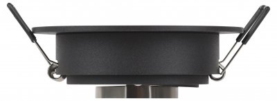 Встраиваемый светильник алюминиевый KL84 BK MR16/GU5.3 черный ЭРА (Б0054347)