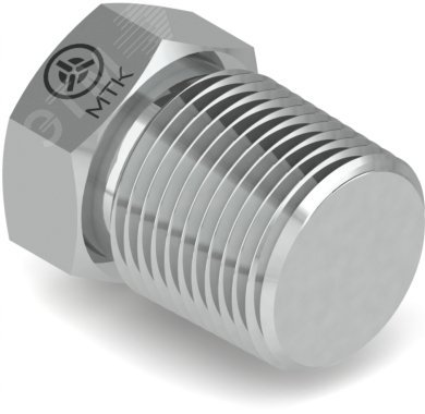 Заглушка с наружной резьбой Р641, 1/8'NPT, AISI 316L