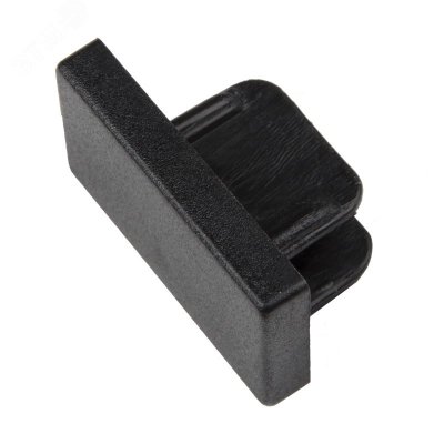 Заглушка торцевая типа G UFB-Q122 C21 BLACK 1 POLYBAG Черная