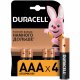 Элемент питания LR03-4BL BASIC NEW Duracell