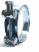 Хомут ленточный с болтом 188-200 W1 оцинкованная сталь 2.1 188-200/25 ГОСТ 28191-89