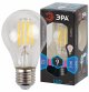 Лампа светодиодная филаментная F-LED A60-9W-840-E27 (филамент, груша, 9Вт, нейтр., Е27) ЭРА (10/100/