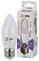 Лампа светодиодная LED B35-9W-860-E27  (диод, свеча, 9Вт, хол, E27) (10/100/4000) ЭРА
