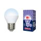 Лампа светодиодная LED-G45-11W/DW/E27/FR/NR Форма шар, матовая. Серия Norma. Дневной белый свет (650