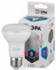 Лампа светодиодная LED R63-8W-840-E27 (диод, рефлектор, 8Вт, нейтр, E27 (10/100/1200) ЭРА