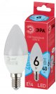 Лампа светодиодная RED LINE LED B35-6W-840-E14 R E14 / Е14 6 Вт свеча нейтральный белый свет ЭРА
