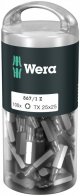 Набор бит 867/1 Z DIY 100 TORX 25 вязкая твердость хвостовик 1/4 C 6.3 TX 25 x 25 мм 100 шт с держат