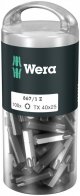 Набор бит 867/1 Z DIY 100 TORX 40 вязкая твердость хвостовик 1/4 C 6.3 TX 40 x 25 мм 100 шт с держат