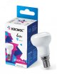 Светодиодная лампа LED 4Вт R39 220В Е14 4500К белый 300 лм, КОСМОС (Lksm_LED4wR39E1445)