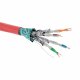 Витая пара CAT 6 F/FTP нг(А)-FRHF бухта 305м красный